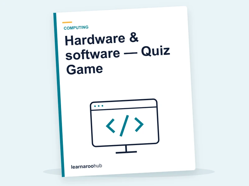 Hardware & software — Quiz Game — quiz cover