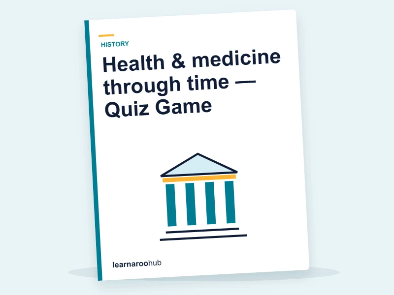 Health & medicine through time — Quiz Game — quiz cover