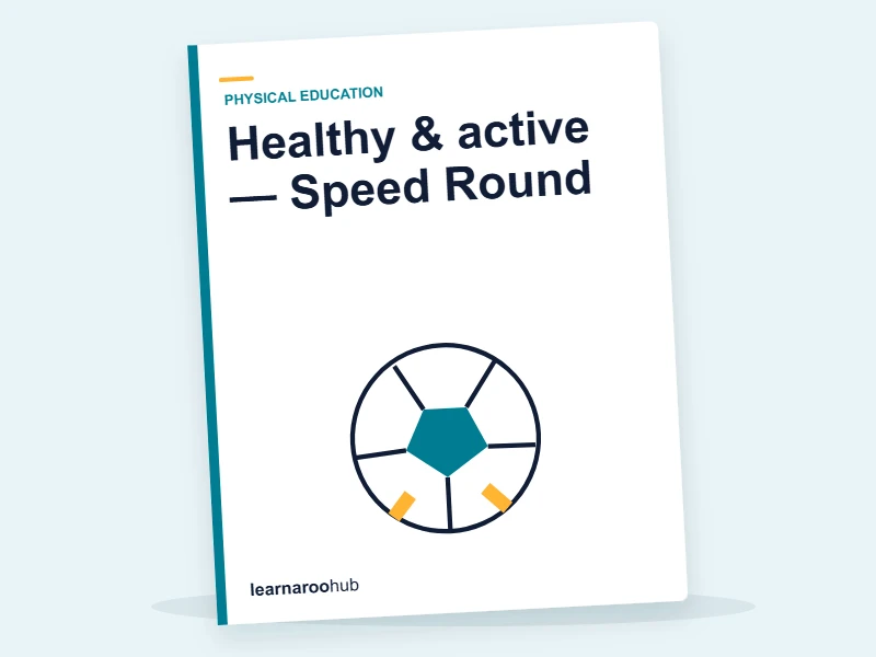 Healthy & active — Speed Round — quiz cover