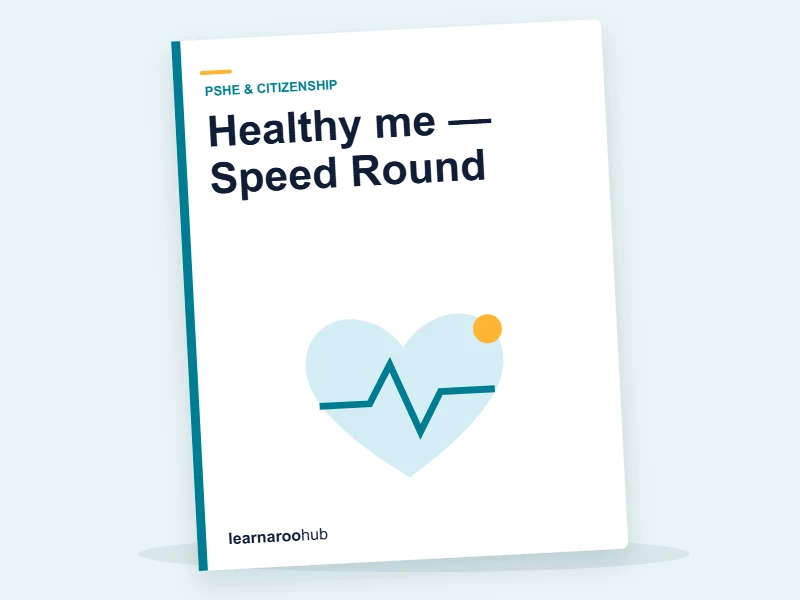 Healthy me — Speed Round — quiz cover