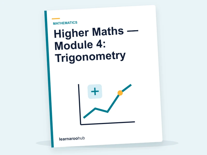 Higher Maths — Module 4: Trigonometry — e-learning module cover