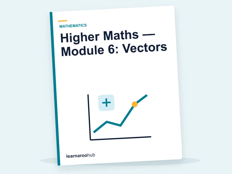 Higher Maths — Module 6: Vectors — e-learning module cover
