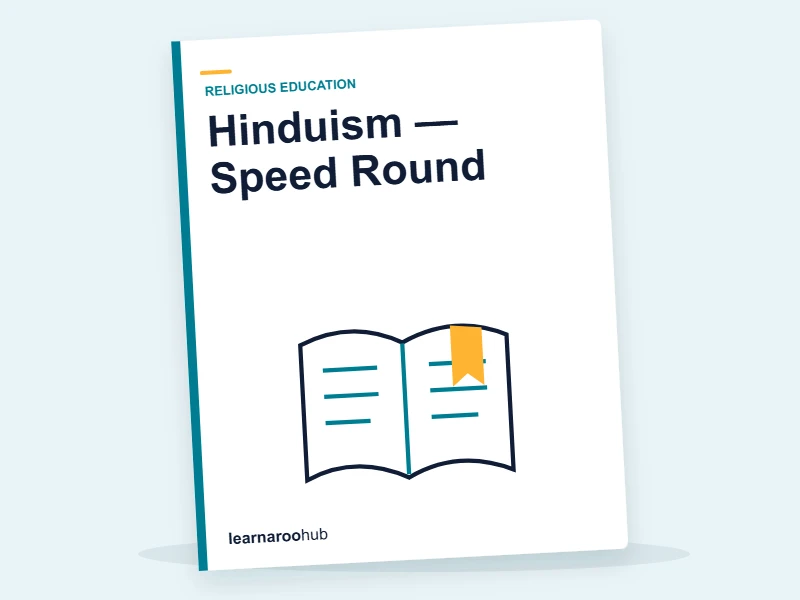 Hinduism — Speed Round — quiz cover