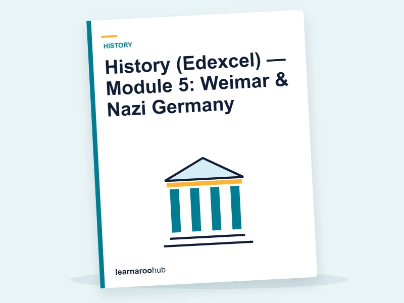 History (Edexcel) — Module 5: Weimar & Nazi Germany — e-learning module cover