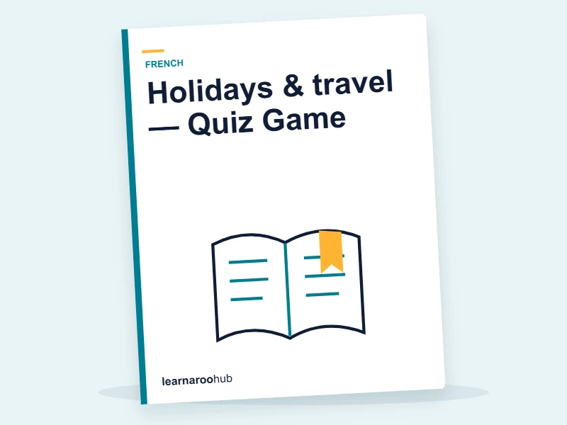 Holidays & travel — Quiz Game — quiz cover