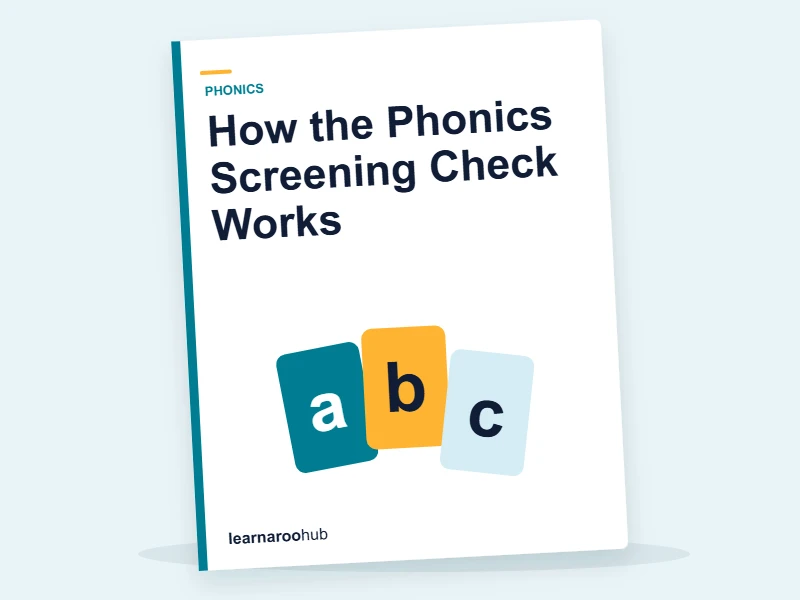 How the Phonics Screening Check Works — e-learning module cover
