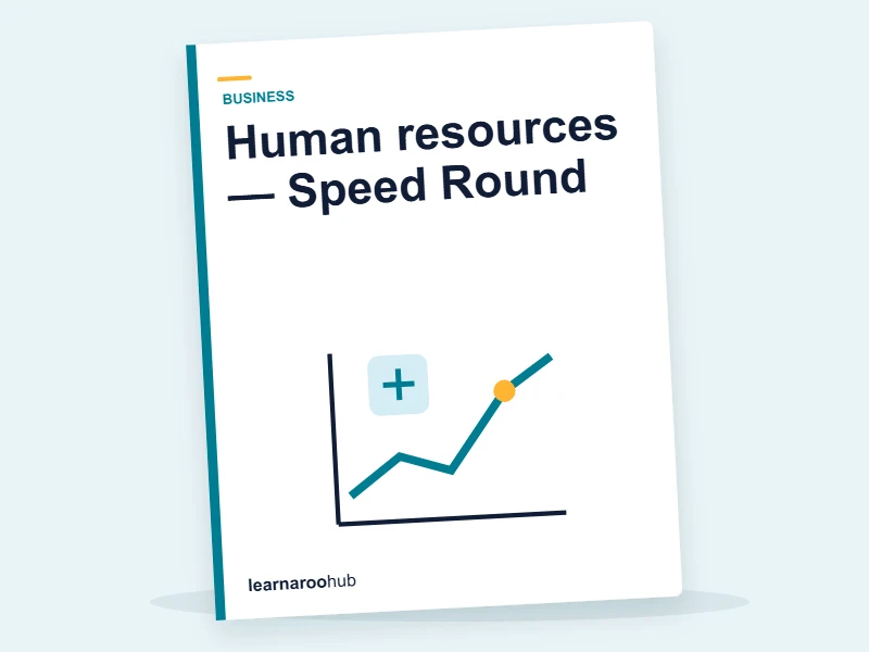 Human resources — Speed Round — quiz cover