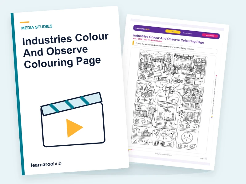 Industries Colour And Observe Colouring Page — colouring sheets cover