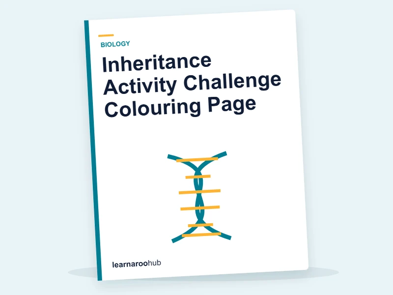 Inheritance Activity Challenge Colouring Page — colouring sheets cover