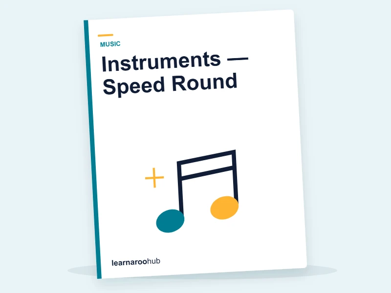 Instruments — Speed Round — quiz cover