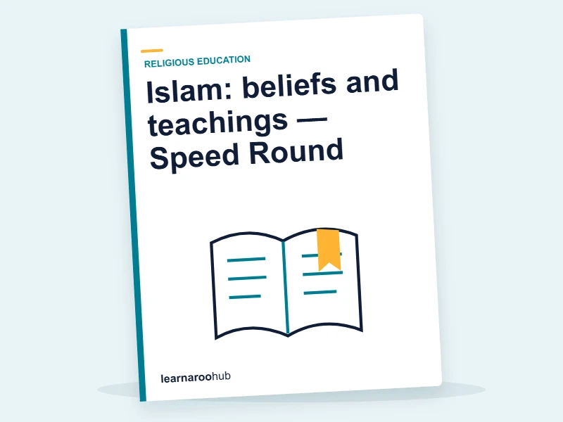 Islam: beliefs and teachings — Speed Round — quiz cover