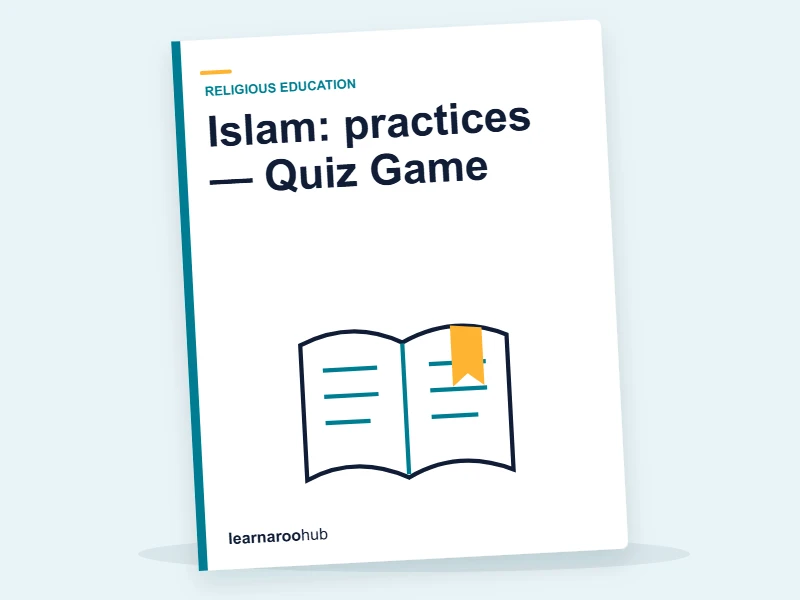 Islam: practices — Quiz Game — quiz cover