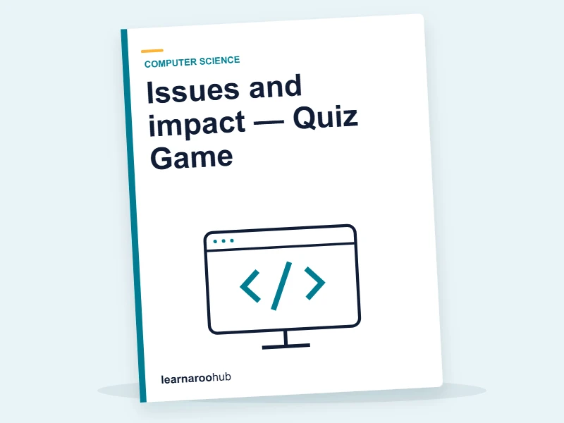 Issues and impact — Quiz Game — quiz cover