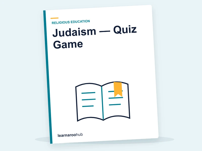 Judaism — Quiz Game — quiz cover