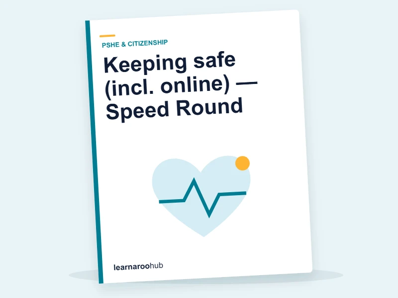 Keeping safe (incl. online) — Speed Round — quiz cover