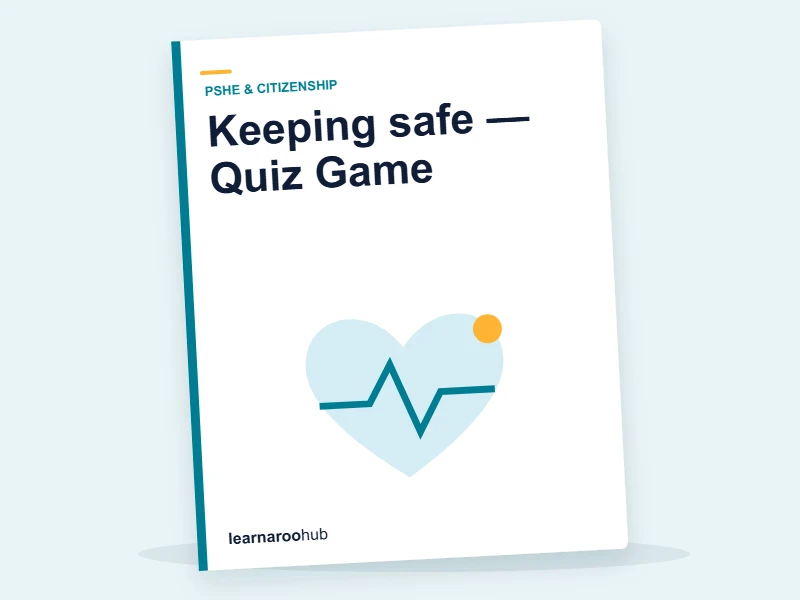 Keeping safe — Quiz Game — quiz cover