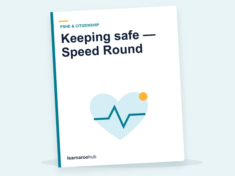 Keeping safe — Speed Round — quiz cover