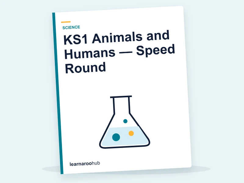 KS1 Animals and Humans — Speed Round — quiz cover