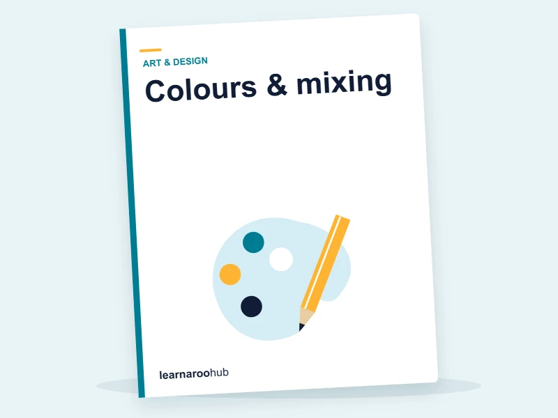 KS1 Art & Design — Module 1: Colours & mixing — e-learning module cover