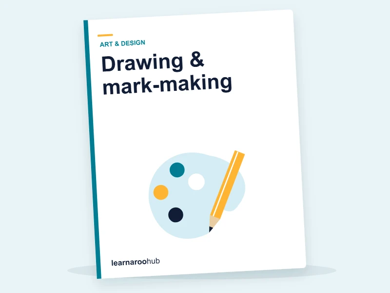 KS1 Art & Design — Module 2: Drawing & mark-making — e-learning module cover