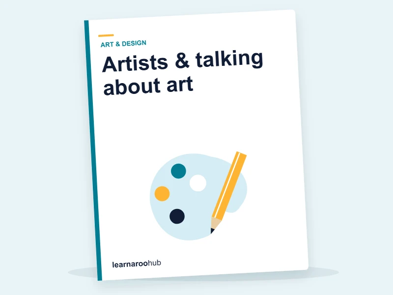 KS1 Art & Design — Module 6: Artists & talking about art — e-learning module cover