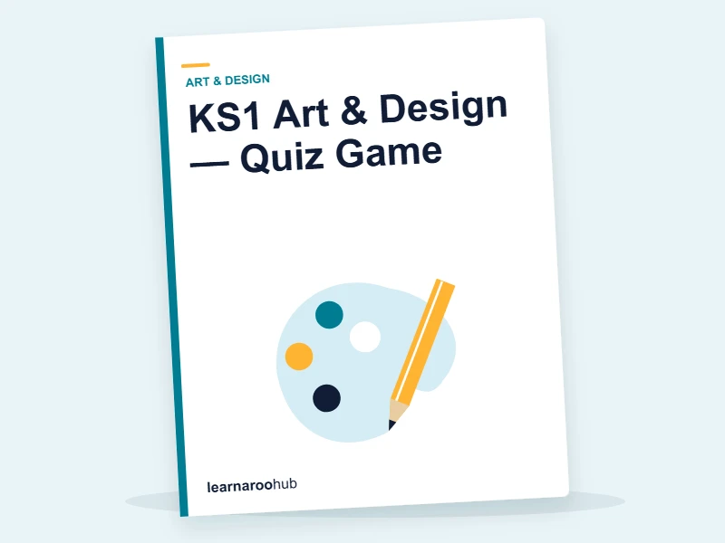 KS1 Art & Design — Quiz Game — quiz cover