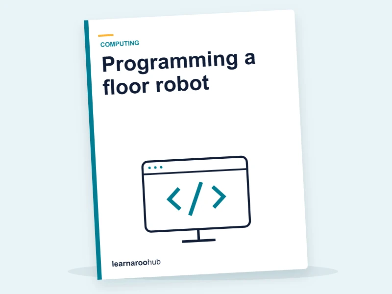KS1 Computing — Module 3: Programming a floor robot — e-learning module cover