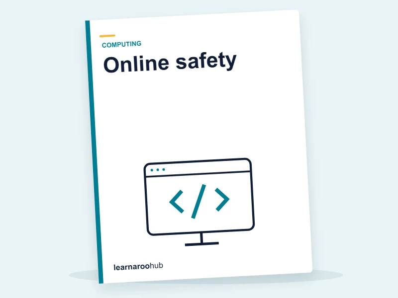 KS1 Computing — Module 4: Online safety — e-learning module cover