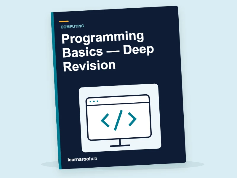 KS1 Computing: Programming Basics — Deep Revision — activity book cover
