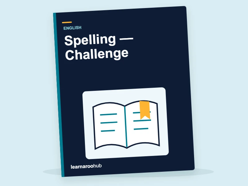KS1 English: Spelling — Challenge — activity book cover
