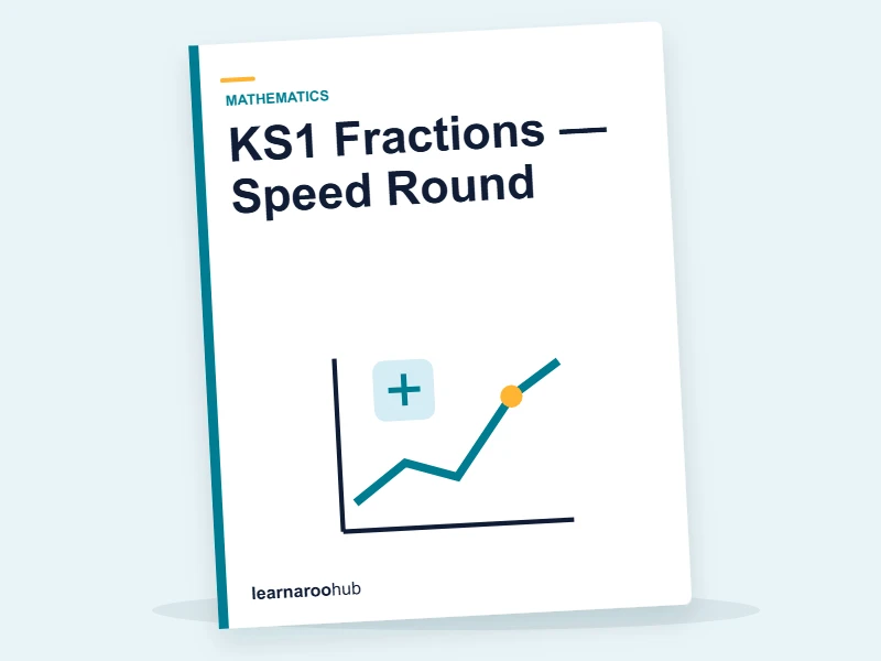 KS1 Fractions — Speed Round — quiz cover