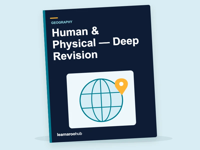 KS1 Geography: Human & Physical — Deep Revision — activity book cover