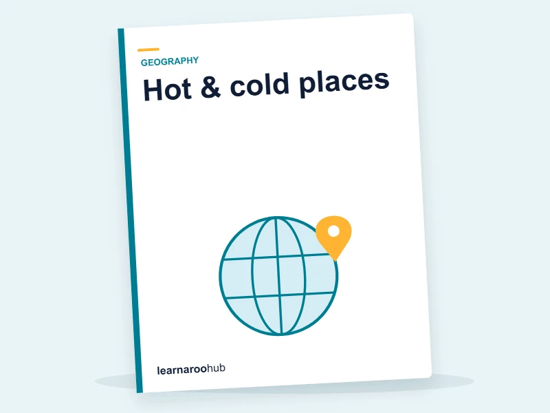 KS1 Geography — Module 4: Hot & cold places — e-learning module cover