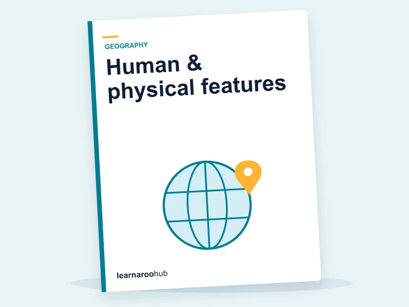 KS1 Geography — Module 6: Human & physical features — e-learning module cover