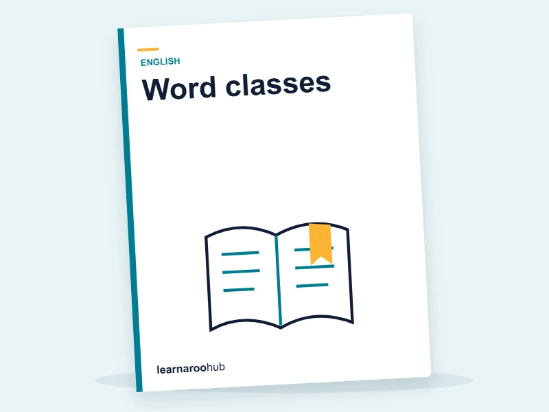KS1 GPS & Writing — Module 2: Word classes — e-learning module cover