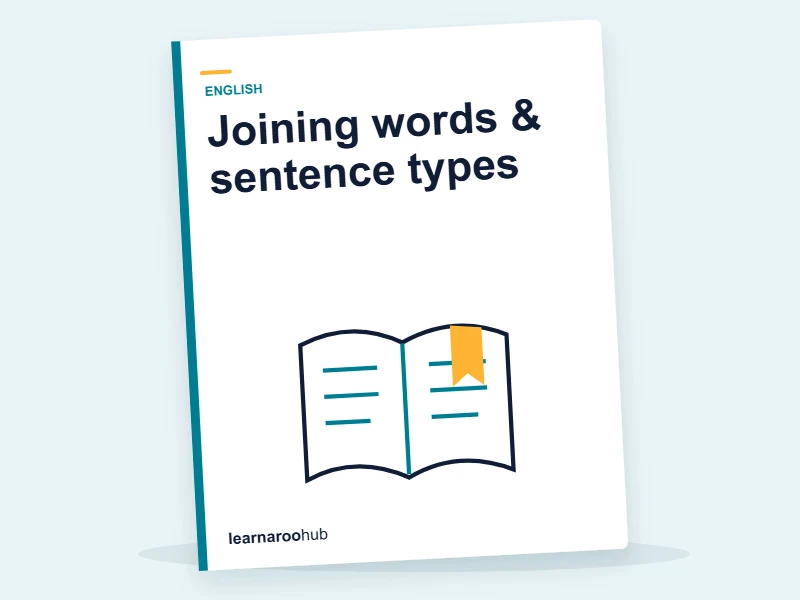 KS1 GPS & Writing — Module 3: Joining words & sentence types — e-learning module cover