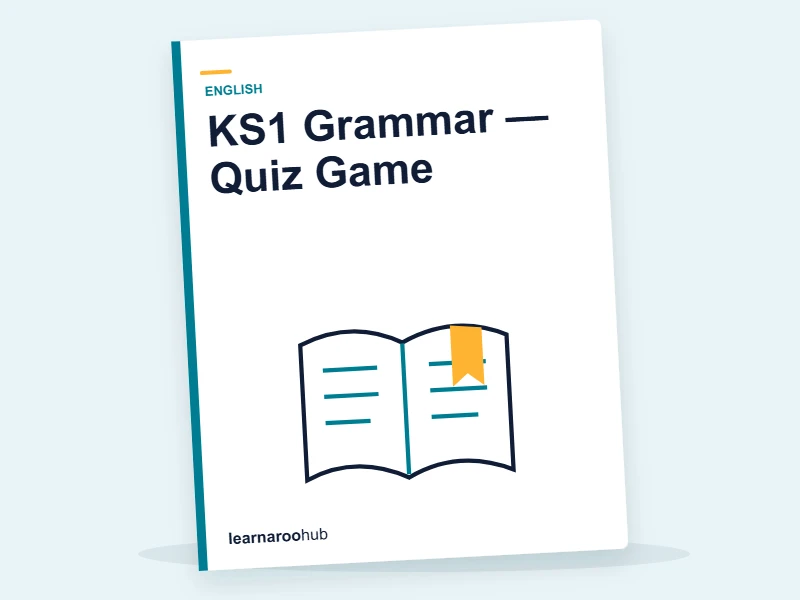 KS1 Grammar — Quiz Game — quiz cover