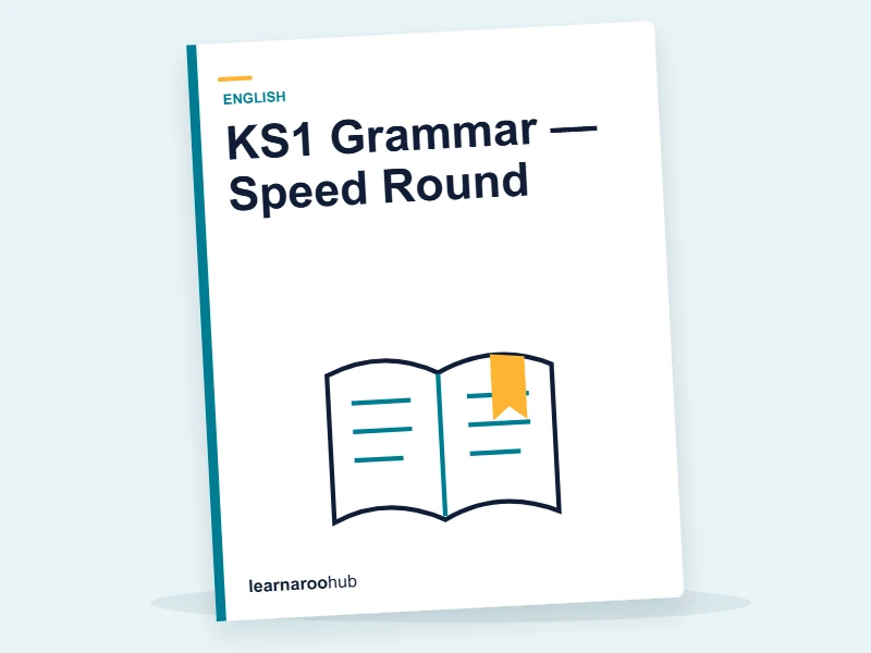 KS1 Grammar — Speed Round — quiz cover