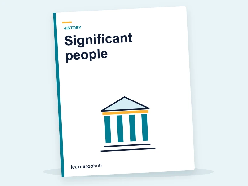 KS1 History — Module 3: Significant people — e-learning module cover