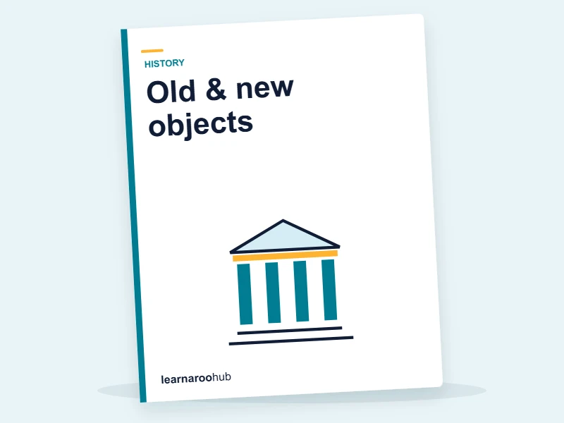 KS1 History — Module 4: Old & new objects — e-learning module cover