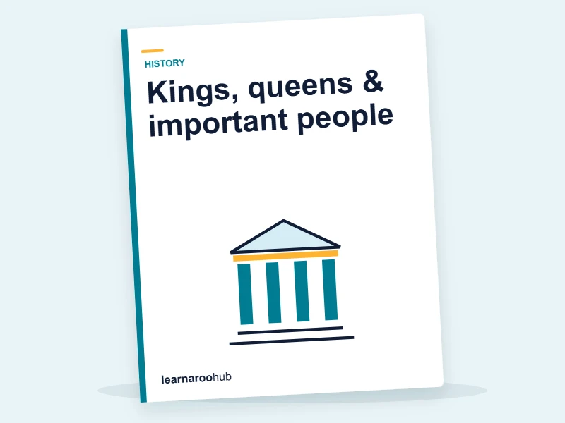 KS1 History — Module 5: Kings, queens & important people — e-learning module cover