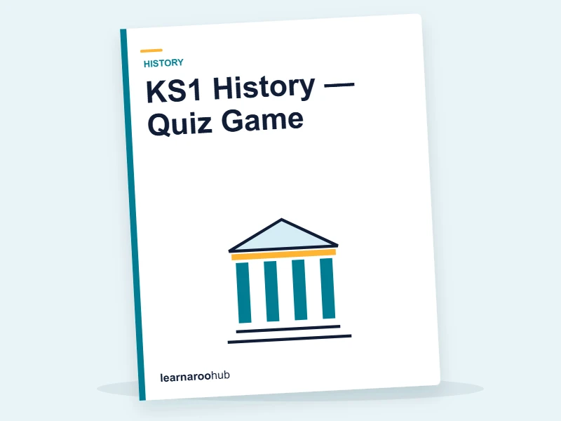 KS1 History — Quiz Game — quiz cover
