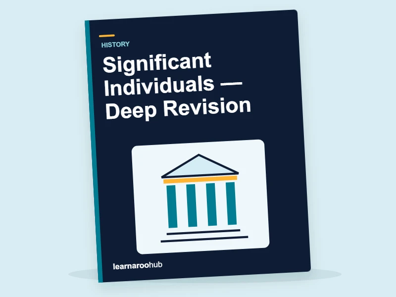 KS1 History: Significant Individuals — Deep Revision — activity book cover