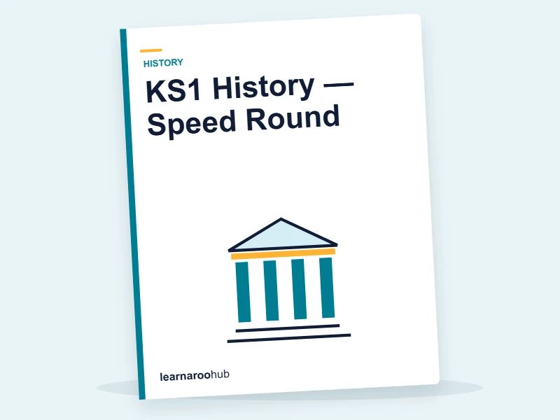 KS1 History — Speed Round — quiz cover