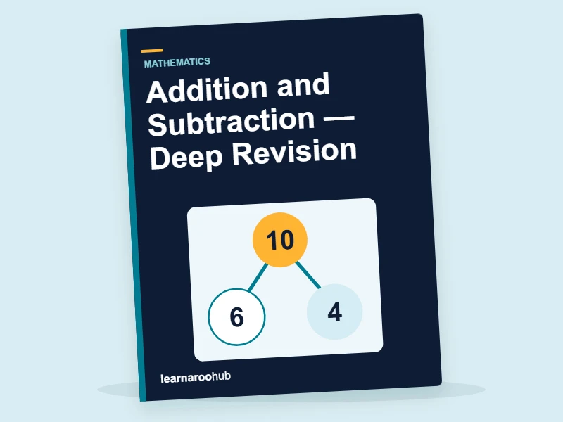 KS1 Mathematics: Addition and Subtraction — Deep Revision — activity book cover