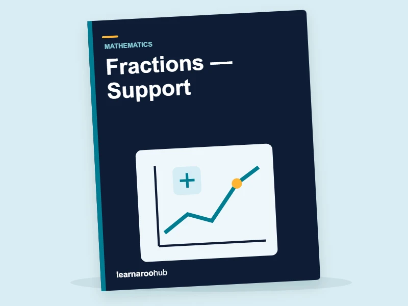 KS1 Mathematics: Fractions — Support — activity book cover