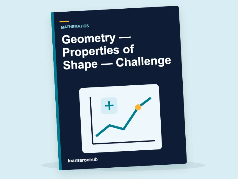 KS1 Mathematics: Geometry — Properties of Shape — Challenge — activity book cover