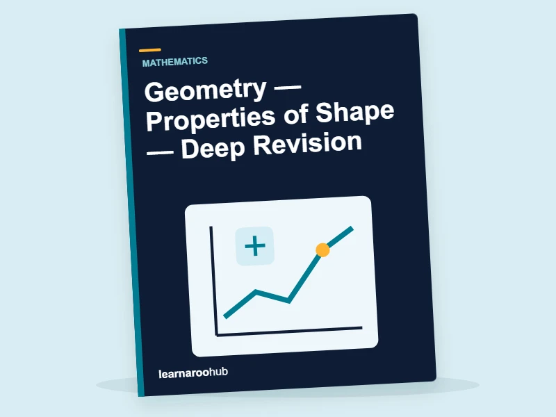 KS1 Mathematics: Geometry — Properties of Shape — Deep Revision — activity book cover