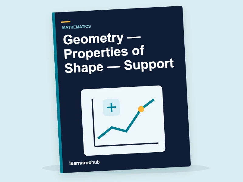 KS1 Mathematics: Geometry — Properties of Shape — Support — activity book cover