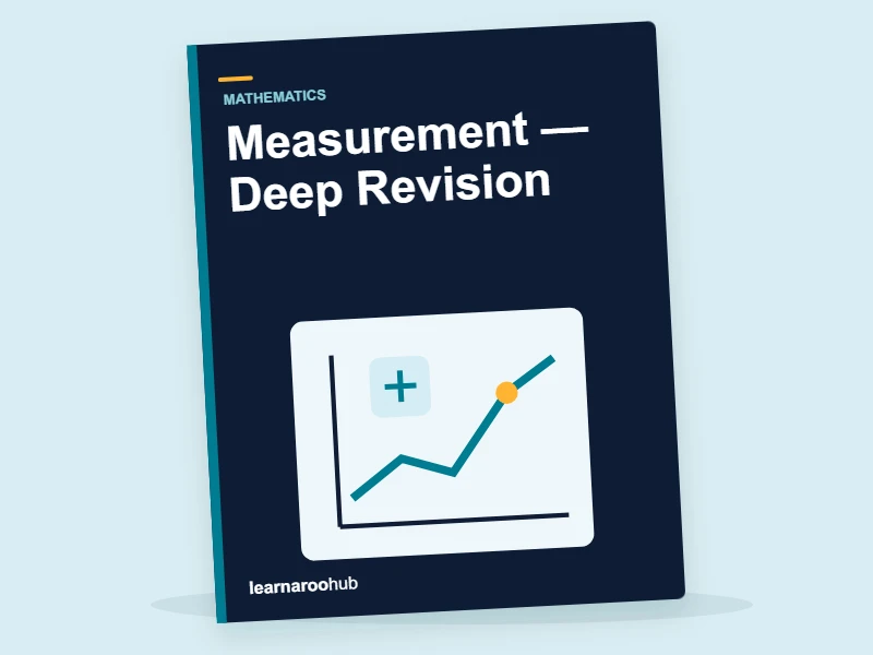 KS1 Mathematics: Measurement — Deep Revision — activity book cover